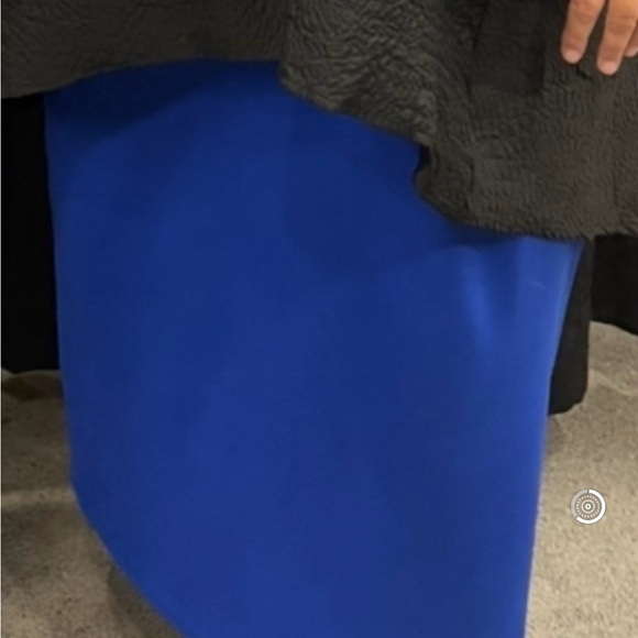 Chic Royal Blue Maxi Skirt - Picture 2 of 4